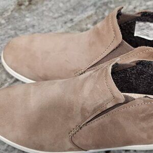 Olukai Hawai‘iloa Manu Hope Leather Boots Taupe Grey/Off White Women's Size 8.5